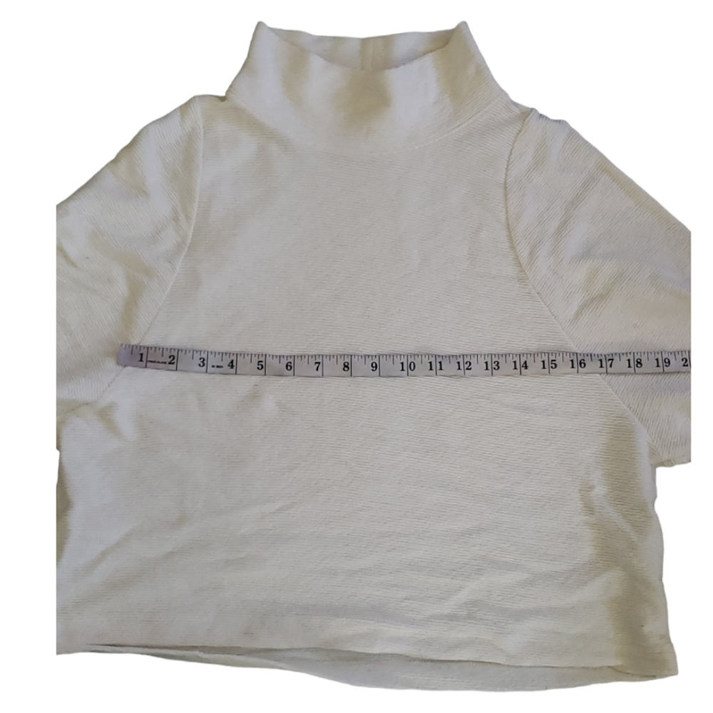 Madewell Texture And Thread Texture Mockneck Swea… - image 8